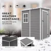 Outsunny Abri de jardin 1,54 m² cabane de jardin pour Voir les images du produit 12