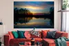 MuchoWow® Poster Wasser - See - Bäume - Sonnenuntergang - Produktbild-Vorschau 2