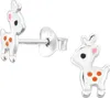 Kinder Ohrringe Ohrstecker 925 Sterling Silber mit Rehkitz Produktbild-Vorschau 1