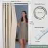 tinycurtains Türvorhang 195x150cm mit Teleskopstange Produktbild-Vorschau 2