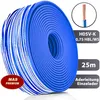 25m Aderleitung H05 V-K 0,75 mm² Hellblau-Weiß Einzelader Produktbild-Vorschau 2