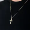 MATERIA Kreuz Anhänger Gold Herren Damen - Kettenanhänger Produktbild-Vorschau 3