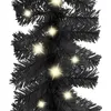 vidaXL Ghirlanda di Natale con LED 20 m nero - Luci di Anteprima dell’immagine prodotto 12