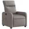 Massagesessel Elektrisch Taupe Stoff Produktbild-Vorschau 3