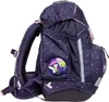 A side view of a purple backpack with white polka dots and a fairy graphic. Anteprima dell’immagine prodotto