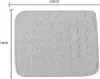 A flat, light gray cooling mat with a circular pattern is shown from above. Dimensions are indicated by lines and text. Produktbild-Vorschau