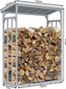 Aluminium Kaminholzregal Außen 130 x 70 x 185 cm Mit Produktbild-Vorschau 6