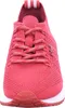 A close-up front view of a red sneaker. Produktbild-Vorschau