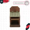 KOTARBAU® Eichhörnchen Futterhaus aus Holz 14 x 25.5 cm Produktbild-Vorschau 5