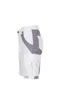 A side view of white work shorts with gray accents. Produktbild-Vorschau