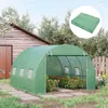 Outsunny Bâche de Rechange Serre Tunnel 9 m², bâche 3 x 3 x Voir les images du produit 2