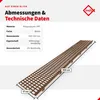 INEFA Laubfangstreifen 100cm, Ø100-160mm Braun Kunststoff Produktbild-Vorschau 2