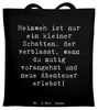 Mr. & Mrs. Panda Tote Bag Spruch Heimweh überwinden Produktbild-Vorschau 1