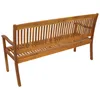 DEGAMO Gartenbank Holzbank Parkbank Bank MARACANA 3-sitzer, Produktbild-Vorschau 6
