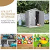 FCH 6x4 Gartenhaus wetterfest, Geräteschuppen Kunststoff, Produktbild-Vorschau 3