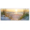 Quadro su tela Tramonto sul mare 90x30 Feeby Beige quadro Anteprima dell’immagine prodotto 2