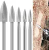 Holzschnitzerei Bohrer Set für Dremel Rotary Tool 5Pcs Produktbild-Vorschau 1