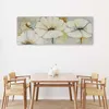 Obraz na płótnie, Pastelowe malowane kwiaty 150x50 cm Feeby Podgląd zdjęcia produktu 2