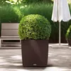 LECHUZA-Pflanzgefäß CUBE Cottage 50 Mokka | Pflanzgefäß mit Produktbild-Vorschau 27