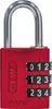 ABUS Zahlen-Vorhangschloss 144/30 Lock-Tag Aluminium, rot Produktbild-Vorschau 1