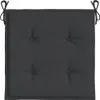 vidaXL Gartenstuhl-Kissen 4 Stk. Schwarz 40x40x3 cm Produktbild-Vorschau 6