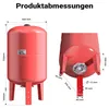 Wiltec expansievat, 100 liter, verticaal membraankessel Productafbeelding-voorbeeld 8