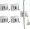 Mop Halter Besenhalterung Wand, 4 Stück Besenhalter Produktbild-Vorschau 1