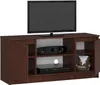 Meuble TV 120 cm Wenge 2D 1P Élégant et Fonctionnel pour Voir les images du produit 1