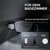 Papierrolhalter mit Glasplatte, schwarz, zu bohren | Produktbild-Vorschau 7