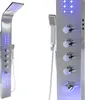 Edelstahl Duschpaneel mit LED Beleuchtung und Produktbild-Vorschau 1
