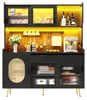 Buffetschrank 145x39x171cm – Seitenboard & Küchenschrank, Produktbild-Vorschau 6