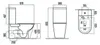 SAT Infinitio Stand-Kombi-WC Wasseranschluss von unten Produktbild-Vorschau 12