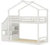 Etagenbett im Baumhausstil mit Holztreppe "Oriana" – 90 x Produktbild-Vorschau 5