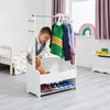 Ginger Home Kinder-Kleiderständer Holz Weiß/Grau – Regal Produktbild-Vorschau 8