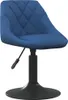 vidaXL Esszimmerstuhl Blau Samt Produktbild-Vorschau 10