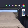 HOME DELUXE - LED Bett ASTRO - Schwarz, 90 x 200 cm - inkl. Produktbild-Vorschau 3