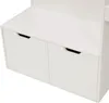 A close-up view of a white storage unit with two drawers. Produktbild-Vorschau