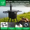Feuerofen Utschak Ø 40 cm mit Abzugsrohr, für Kasan 12 L, Produktbild-Vorschau 4