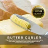 Buttermesser Set 2 Stück, Edelstahl Curl-Buttermesser Mit Produktbild-Vorschau 3
