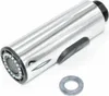 A chrome faucet spray head and a washer are shown against a white background. Produktbild-Vorschau