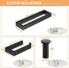 Set di accessori da bagno nero opaco Ibbenzoa® in acciaio Anteprima dell’immagine prodotto 7