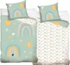 Kinderbettwäsche Regenbogen, Sterne & Sonne 135x200 + 80x80 Produktbild-Vorschau 3