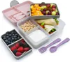 Melii Doppelstöckige Snackbox rosa Produktbild-Vorschau 2