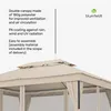 Blumfeldt Mondo Dual Pawilon 3x4 – Doppeldach & Podgląd zdjęcia produktu 4