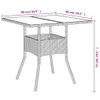 5-tlg. Garten-Essgruppe mit Kissen Schwarz Poly Rattan und Produktbild-Vorschau 9