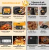 Friteuse Sans Huile Air Fryer 2 Compartiments 10l XXL, Voir les images du produit 5