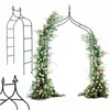 Pergola de jardin LUARO, arche métallique avec pointes pour Voir les images du produit 2