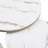 Set di 2 tavolini Fortuna Lai, tavolini con decoro in marmo Anteprima dell’immagine prodotto 9