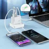 Schnellladegerät 100W Netzladegerät 2xUSB-C+USB-A QC3.0+PD Produktbild-Vorschau 3
