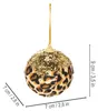 Weihnachtskugeln Kunststoff 8cm Glitzer und Leo Print 12er Produktbild-Vorschau 13